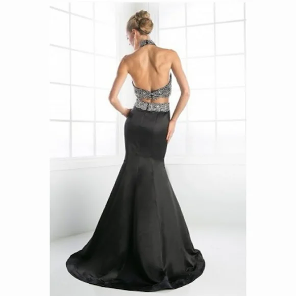 Elegant Black Evening Gown - Picture 3 of 5